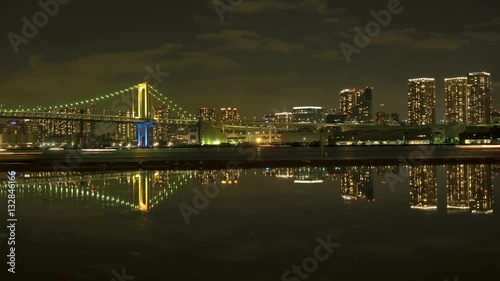 都内の夜景タイムラプス