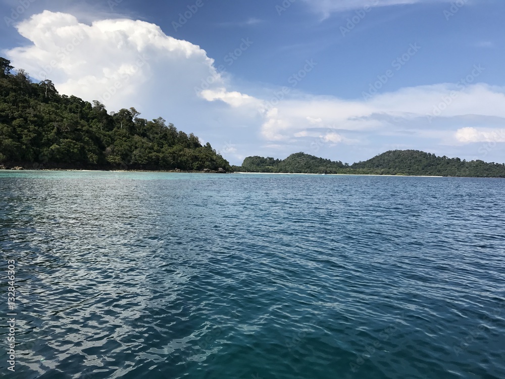 Andaman sea in Thailand