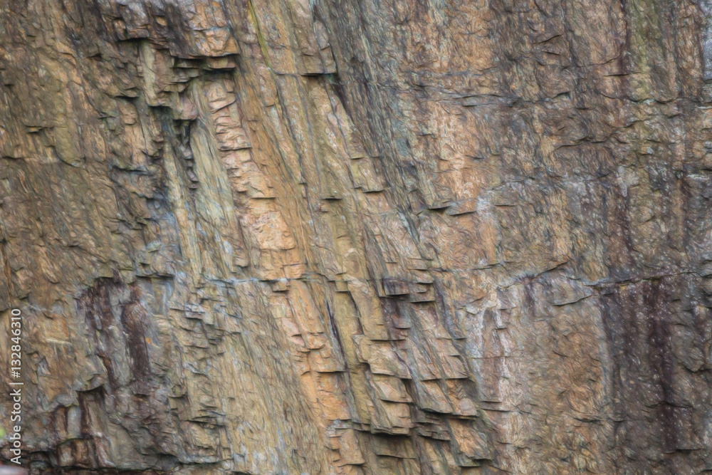 Rock wall from old mine Rock wall from old mine