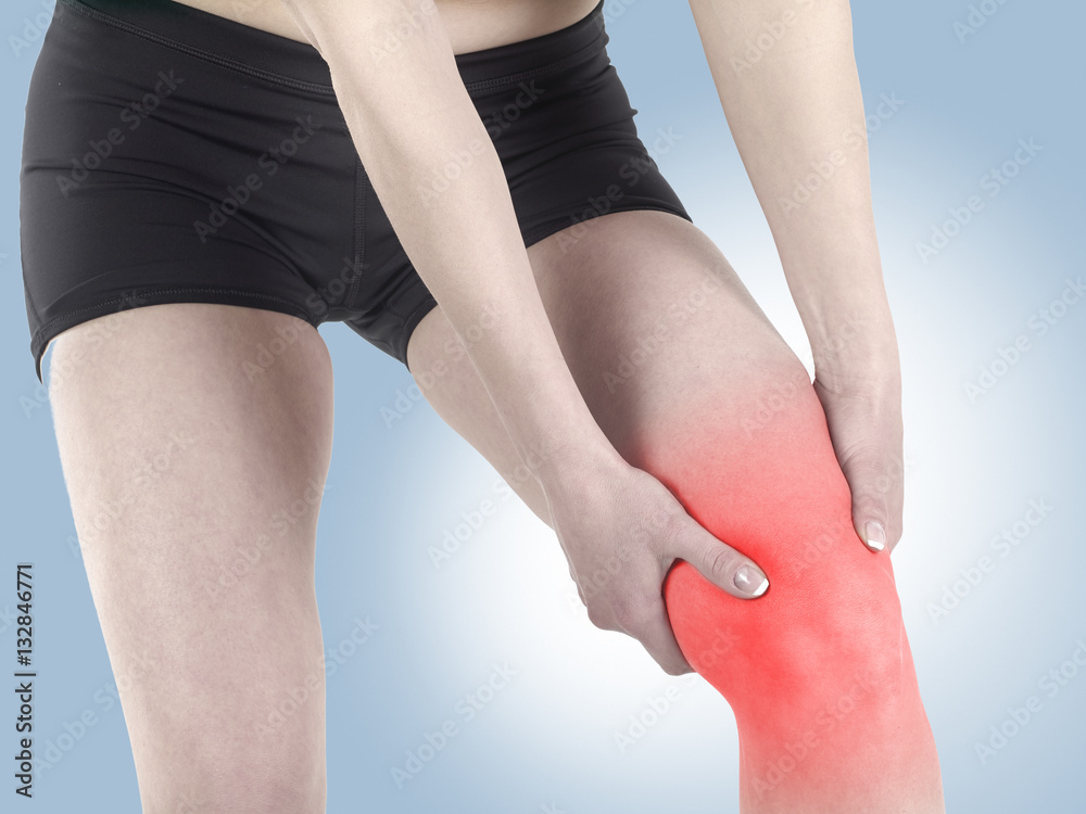 Acute pain in a knee.