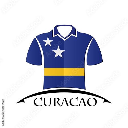shirts icon made from the flag of Curacao