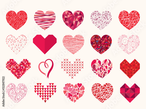 Different heart collection