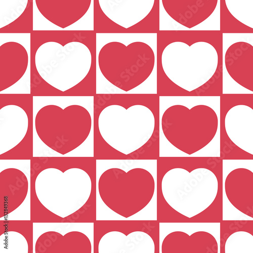 Seamless pattern with heart. vector background. Holiday texture. pattern for Happy Valentine's Day 