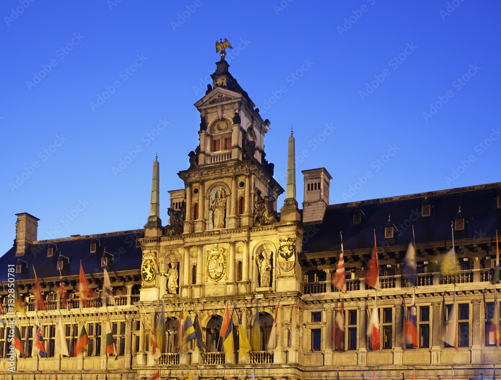Fototapeta premium Antwerp City Hall. Belgium