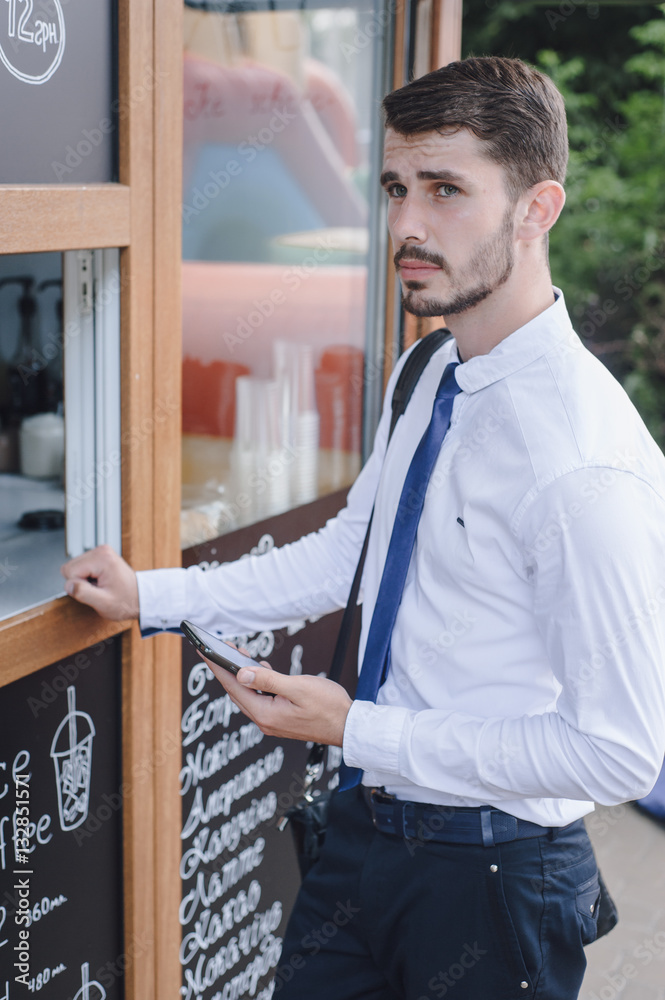 Fototapeta premium Business man hd