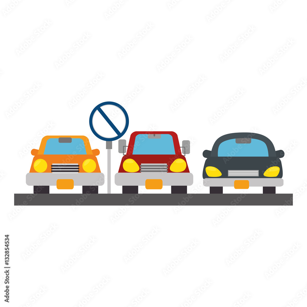 parking zone concept icon vector illustration design parking zone concept icon vector illustration design
