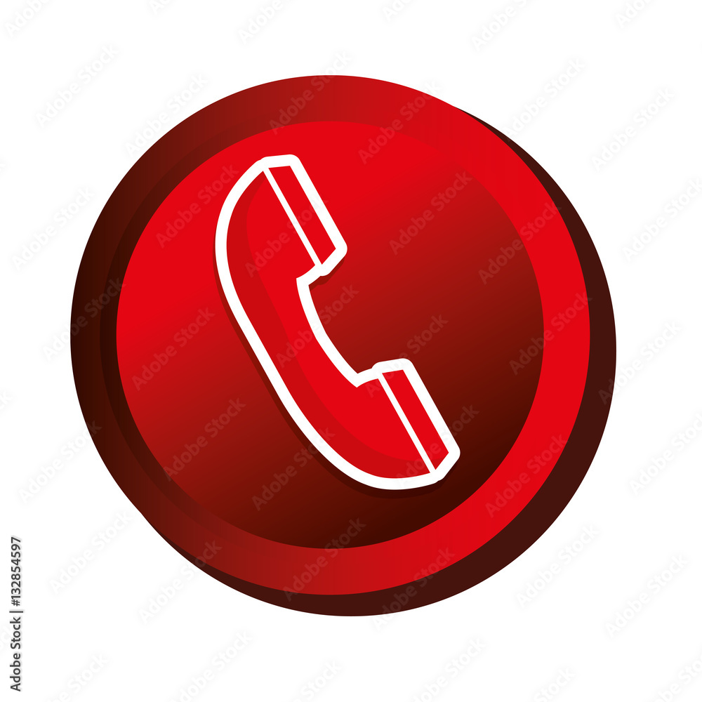 phone service button icon vector illustration design phone service button icon vector illustration design