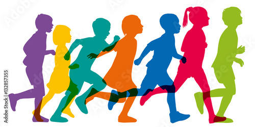 Enfant - courir - jouer - loisir - 