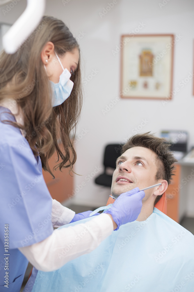 Medical checkup in the dentist office Medical checkup in the dentist office