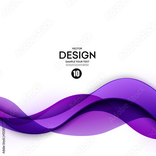 Abstract smooth wave motion illustration