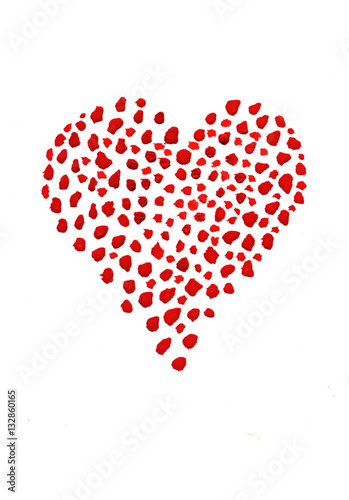 Red hearts  Valentine s