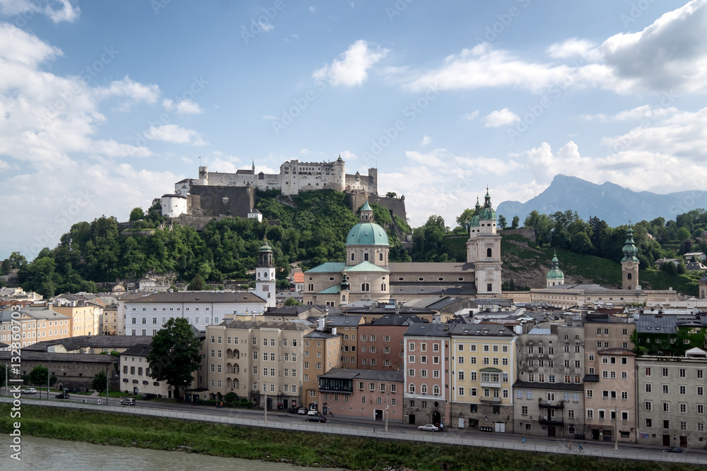 View of the old town. Salzburg, Austria