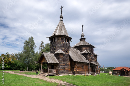 Museum of Wooden Architecture. Church of the Transfiguration. Suzdal, Russia