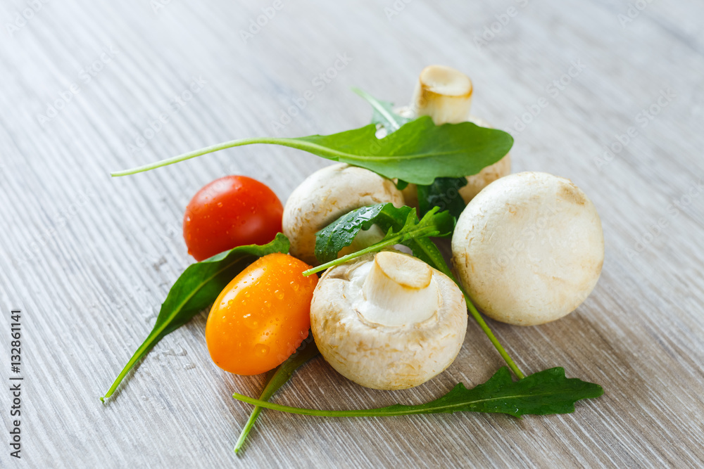 Ingredients for making pizza. Ingredients for making pizza.