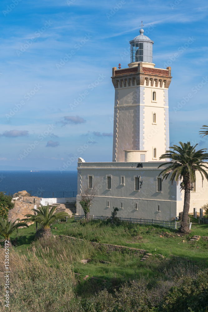 Cape Spartel, promontory at the entrance to the Strait of Gibraltar, 12 km West of Tangier, Morocco.
