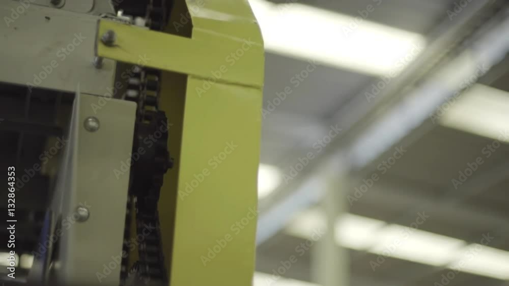 Refinery machine running and at high speed