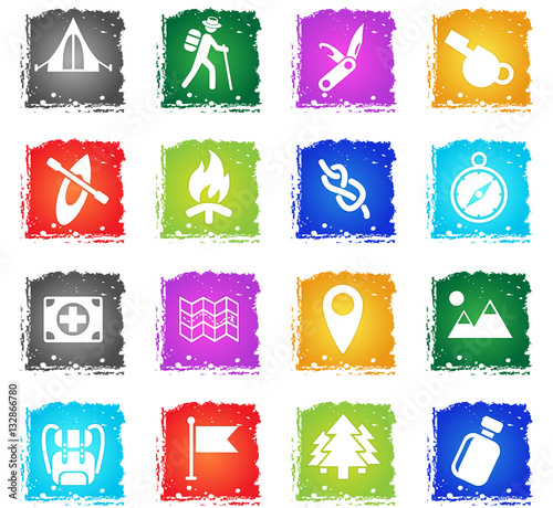 day of skouts icon set