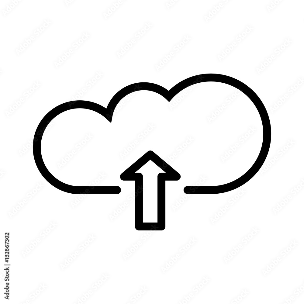 Upload in cloud icon Upload in cloud icon