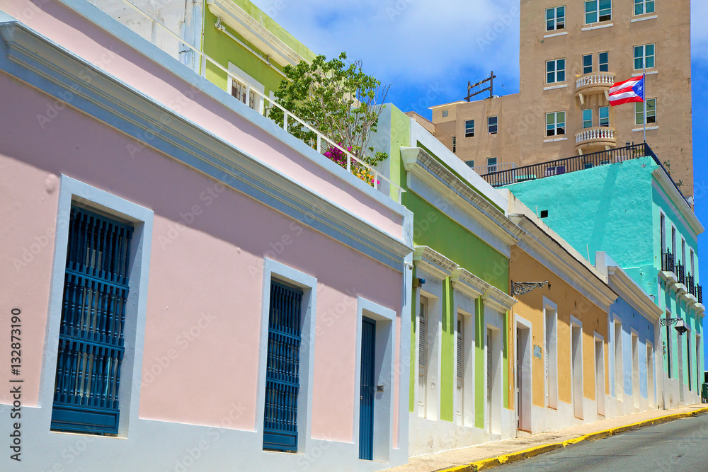 Fototapeta premium Old San Juan Puerto Rico 