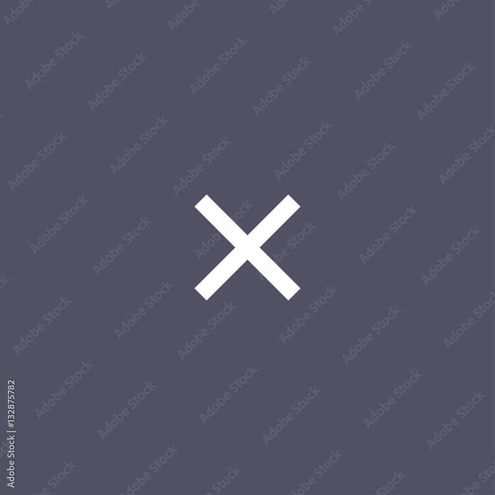 Obraz premium close icon for web and mobile