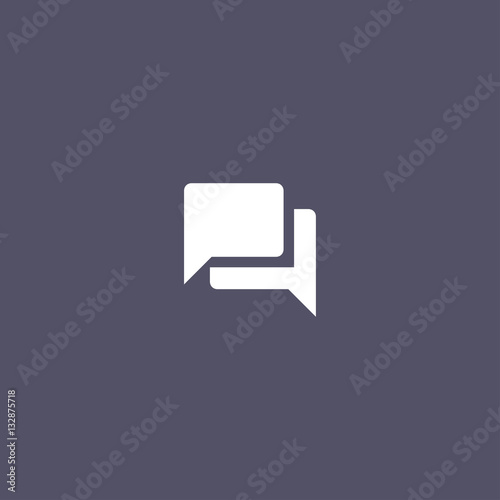 Chat icon with dialog cloud