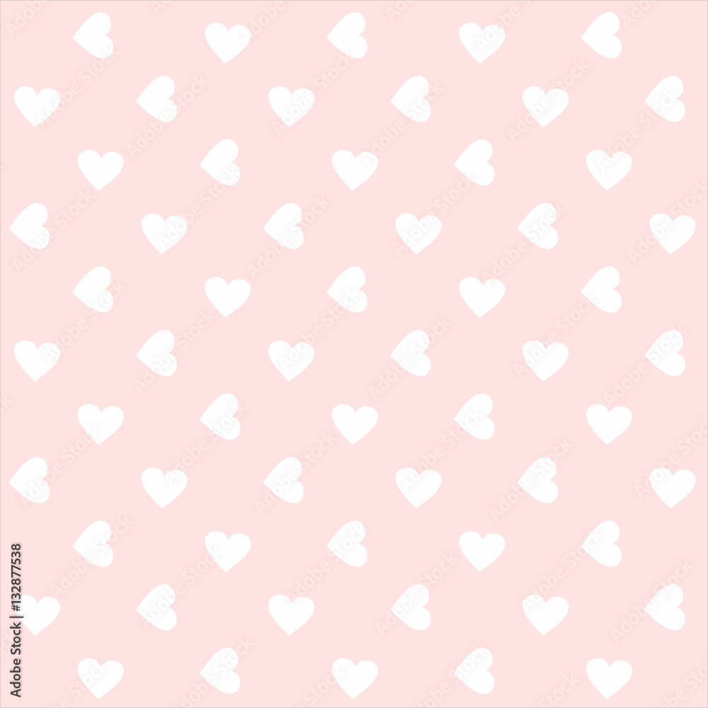 Valentines Day hearts background vector design 