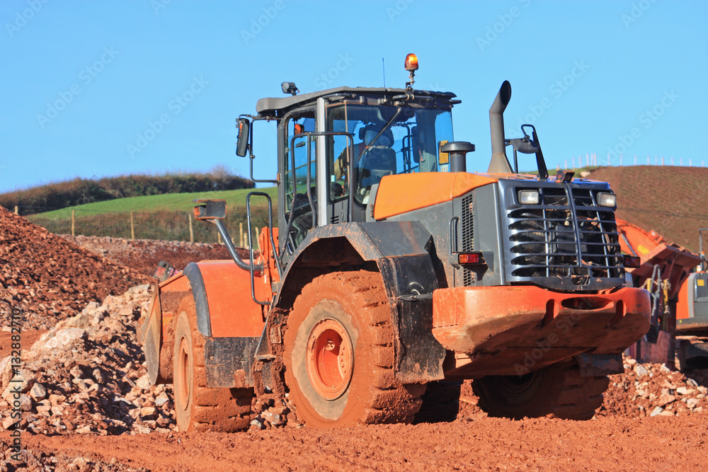 Front Loader working