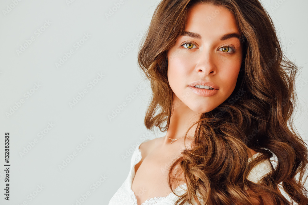 Beautiful bride. Wedding hairstyle and make up. Beautiful bride. Wedding hairstyle and make up.