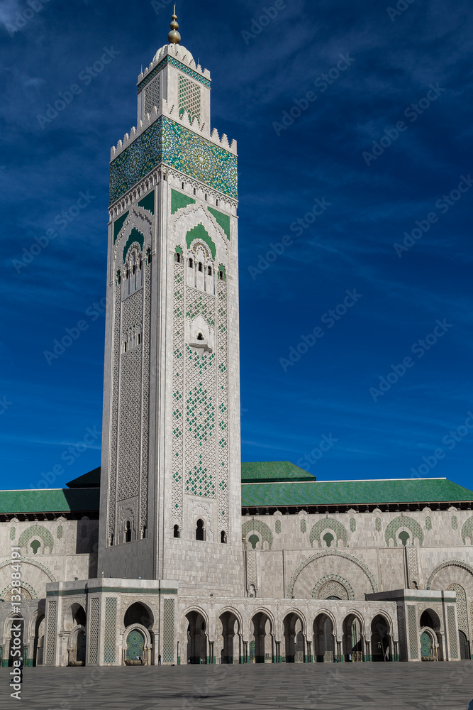Hassan II Moschee in Casablanca, Marokko