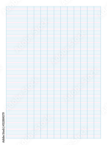 Background of lines on an empty notebook