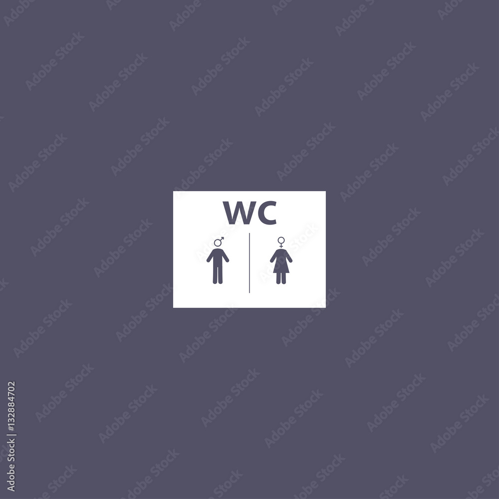 toilet icon. wc sign toilet icon. wc sign