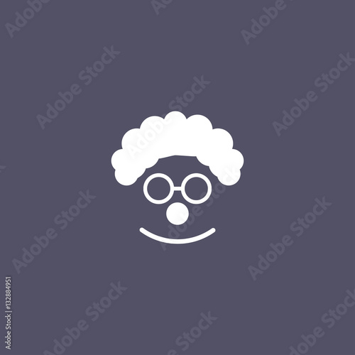 simple clown icon design © turan767