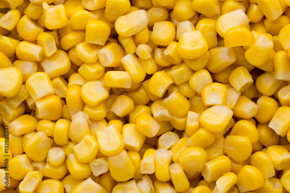 Bulk of yellow corn grains texture. Bulk of yellow corn grains texture.