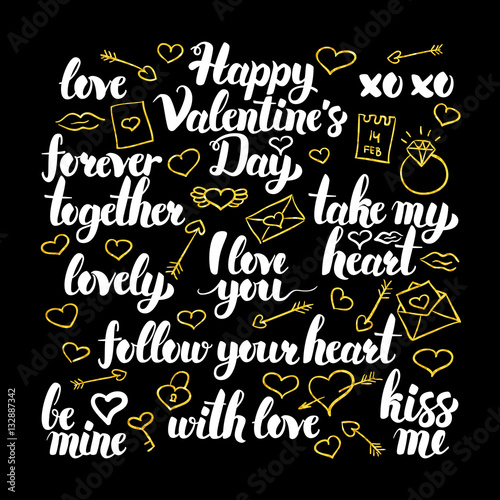 Valentine Day Calligraphy Design