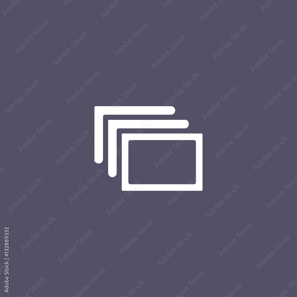 Window icon for web and mobile app Window icon for web and mobile app