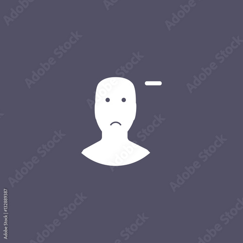simple person icon design