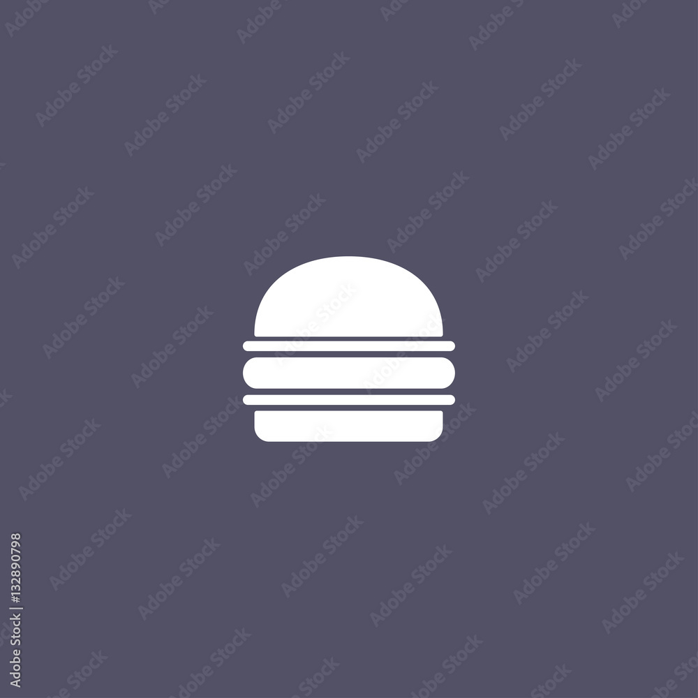hamburger icon. Fast food sign hamburger icon. Fast food sign