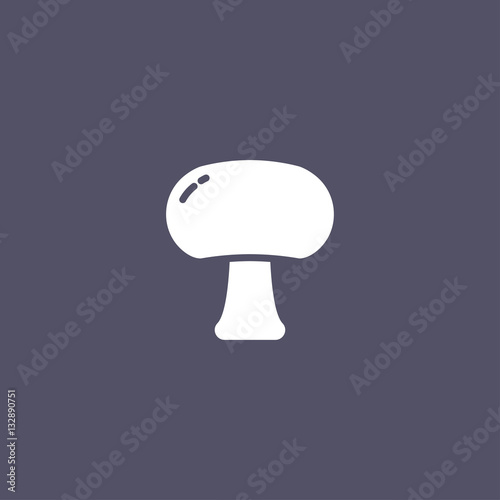 mushroom icon. vegetable sign