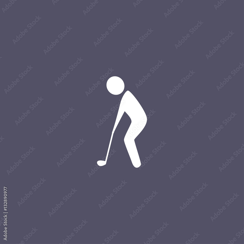 golf player icon