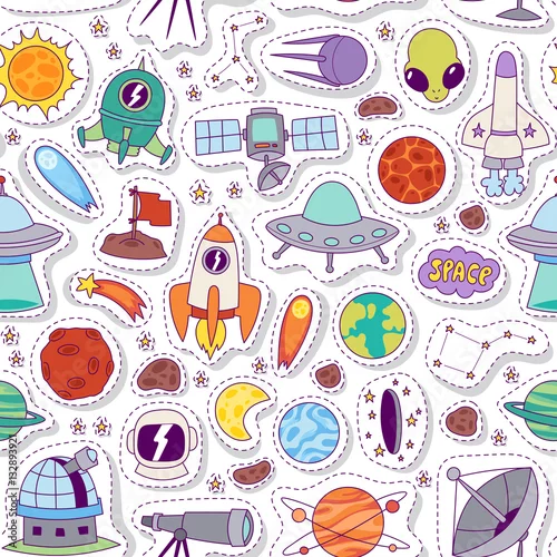 Tapety Astronomia przestrzeń wektor wzór.