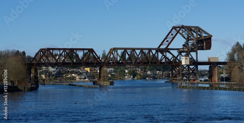 Salmon Bay Train Bridge