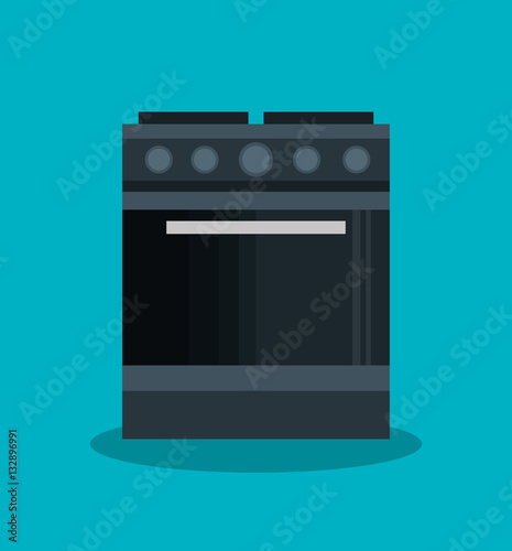 home appliance oven isolated icon vector illustration design