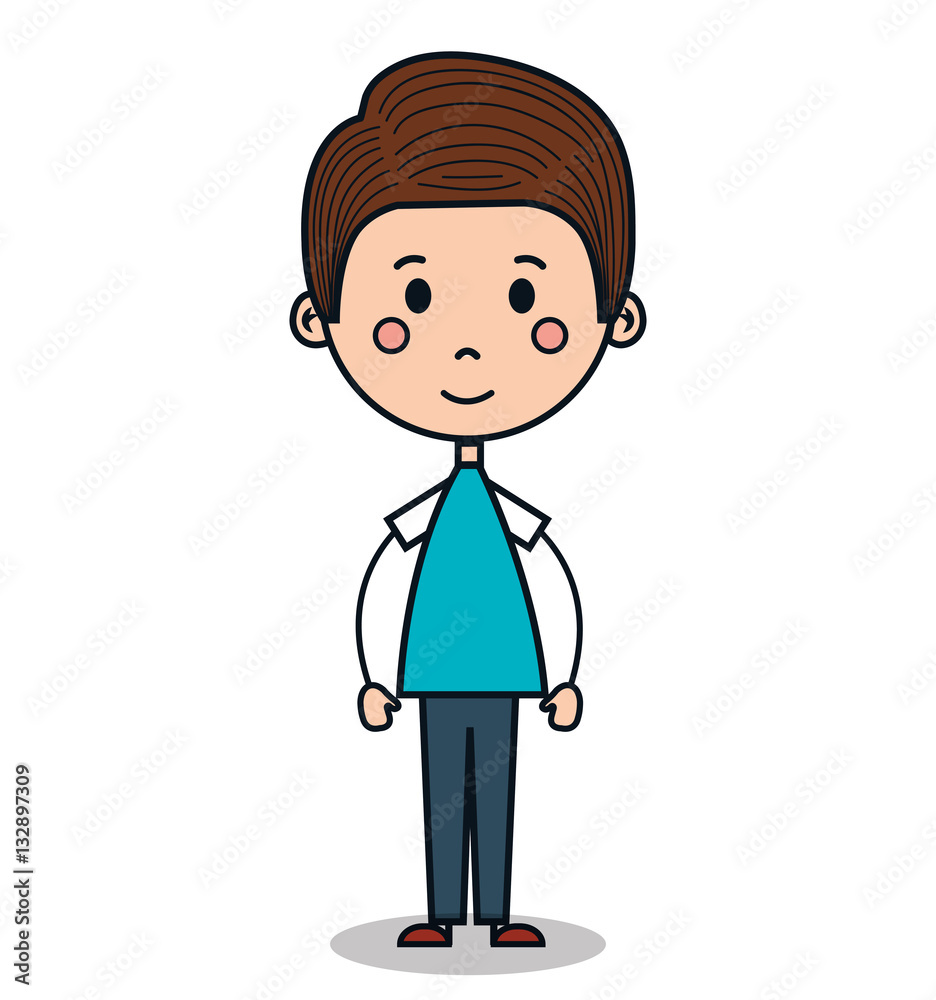 cute little boy drawing vector illustration design cute little boy drawing vector illustration design