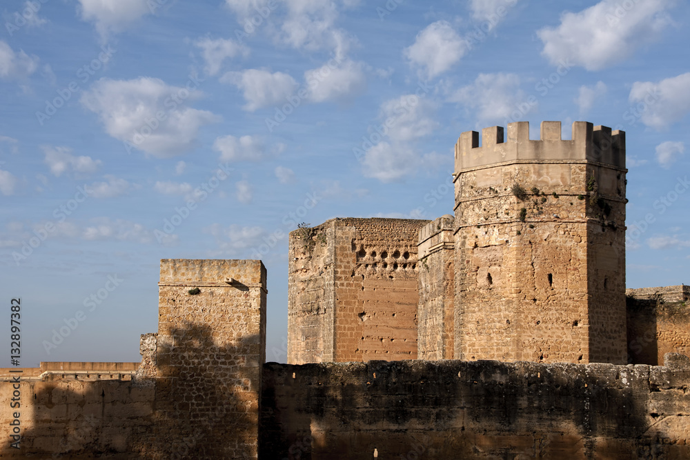 Castillo de Alcalá de Guadaíra en la provincia de Sevilla, Andalucía
