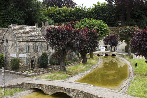 BOURTON ON THE WATER, UK  View of minature village photo