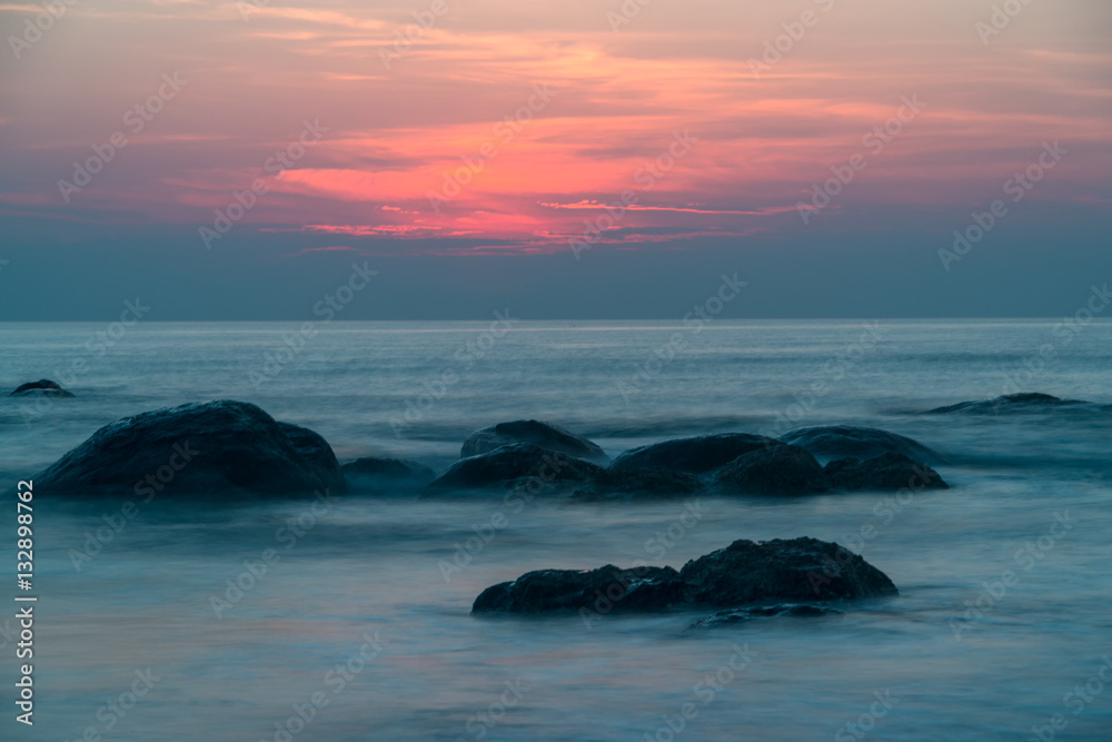 Beauty of the sea at dawn