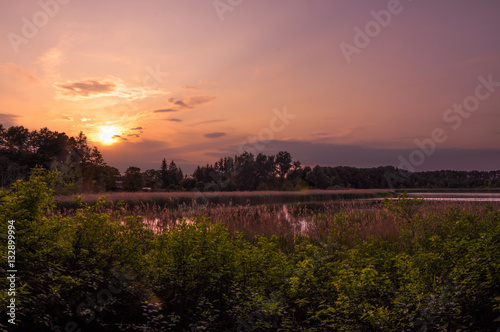 Lakeside Sunset photo