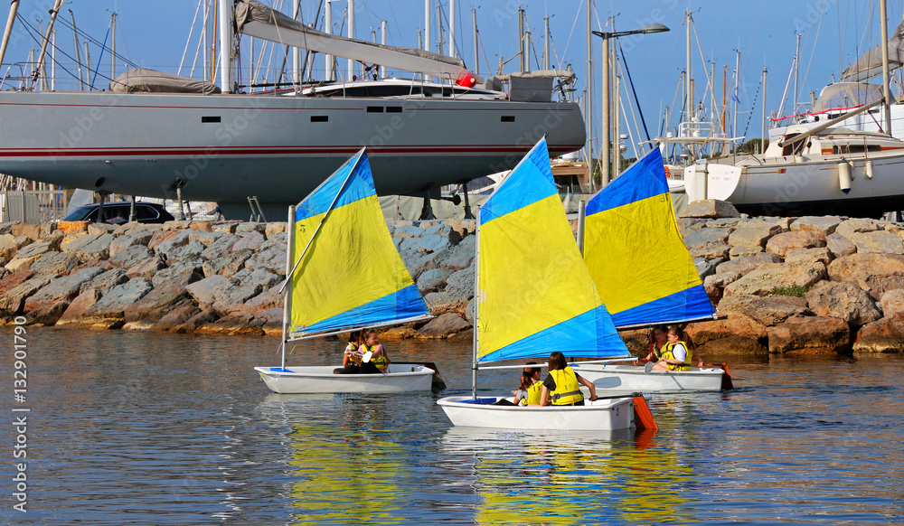 Fototapeta premium Learn to sail