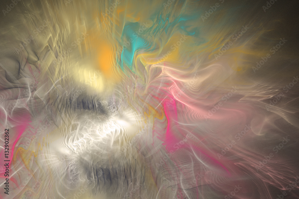 Fractal art background for creative design. Abstract fractal. De