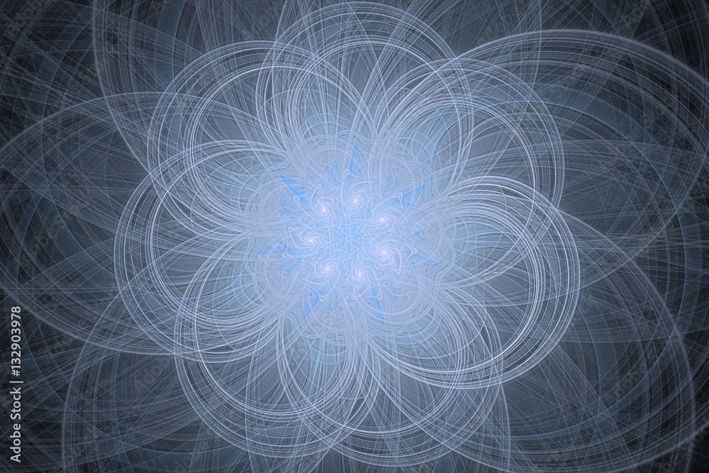 Abstract fractal mandala